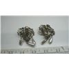 Image 2 : Vintage “Tara” Vanessa Crystal Clip earrings with ear cushions