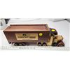 Image 1 : Coopertires wooden semi truck & trailer - total length - 15"L x 4"W