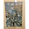 Image 2 : Maurice Utrillo print in ornate gold frame (Print itself is 6.75 " X 10")