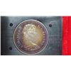 Image 4 : 1971 British Columbia Centennial Silver Dollar. Specimen. Housed in its original RCM black clamshell