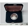 1534- 1984 Jacques Cartier Nickel Dollar. Proof with Ultra Heavy Cameo. Bright White. Housed in its 