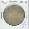 Image 1 : 1961 Silver Dollar. MS-60. Nice.