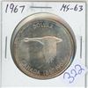 Image 1 : 1967 Silver Dollar. Centennial Canada Goose. MS-63. Nice.