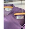 Image 2 : VINTAGE DEADSTOCK WENDY ORIGINAL PURPLE DRESSES NOS WITH TAGS LOT OF 2