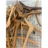 Image 2 : LOT OF WOODEN CLOTHES HANGERS