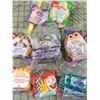 Image 1 : LOT OF VINTAGE SEALED MCDONALDS TOYS SKATEBOARD POLLY POCKET BRACELET FLINTSTONES ETC