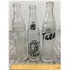 Image 1 : VINTAGE TALL SODA POP BOTTLES SHAMROCK MEDICINE HAT