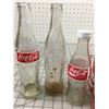 Image 2 : VINTAGE COCA COLA CARDBOARD CARRIER AND 6 DIFFERENT COKE BOTTLES