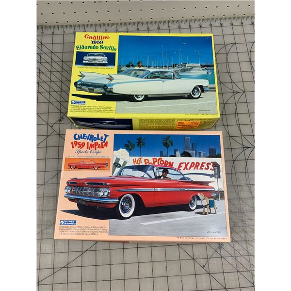 VINTAGE MODEL CAR KITS CADILLAC CHEV IMPALA