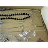Image 3 : Collection of Costume jewelry- 13 necklaces, 2 brooches, and 10 pairs of earrings