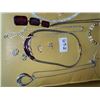 Image 4 : Collection of Costume jewelry- 13 necklaces, 2 brooches, and 10 pairs of earrings