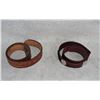 Image 1 : Pair Leather belts size 32