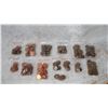 Image 1 : Bags of Pennies:  1940, Early 1960's, 1950's, US Wheat Pennies, King George, 1970's 1980's, 2000's