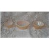 Image 1 : 3 Peach Luster Fire King Bowls