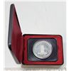 Image 2 : 1977 Canadian Uncirculated Silver Dollar in Black Case