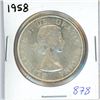 Image 1 : 1958 Canadian Silver Dollar