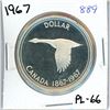 Image 1 : 1967 Canadian Silver Dollar