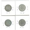 Image 2 : 1929, 1930, 1931, 1933 Canadian Silver Twenty-Five Cent Coins (4)