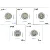 Image 1 : 1955, 1956, 1957, 1958, 1959 Canadian Silver Ten Cent Coins (5)