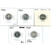 Image 1 : 1965, 1966, 1967, 1967, 1968 Canadian Silver Ten Cent Coins (5)
