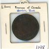 Image 1 : 1852 Province of Canada Half-Penny Token