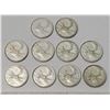 Image 1 : 10 King George Twenty-Five Cent Silver Coins in Bag