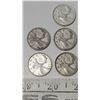 Image 2 : 1948 10 King George Twenty-Five Cent Silver Coins in Bag
