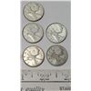 Image 3 : 1948 10 King George Twenty-Five Cent Silver Coins in Bag