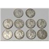 Image 4 : 1948 10 King George Twenty-Five Cent Silver Coins in Bag