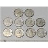Image 1 : 1938 Bag of 10 King George Silver Ten Cent Coins