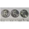 Image 2 : 1993 3 Canadian Fifty Cent Pieces in Envelope