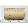 Image 1 : 1983 Roll of 20 Uncirculated Canadian Nickel Dollars (Scarce)