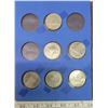 Image 4 : Blue Whitman Folder with Canadian Nickel Silver Dollars