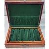 Image 3 : 25th Anniversary of Chinese Panda Gold Coins - Empty Mahogany Display Box