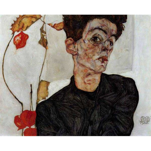 Egon Schiele - Self-Portrait