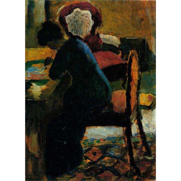 MACKE - Elisabeth At The Desk