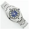 Image 3 : Rolex Womens Midsize 31mm Blue Vignette String Diamond & Sapphire Datejust Wrist