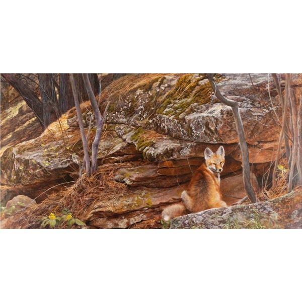Ed Aldrich, oil on board