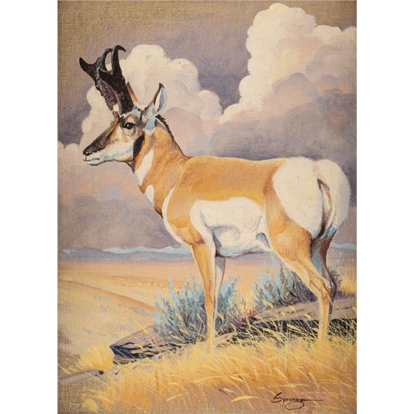 Elmer Sprunger, three oils