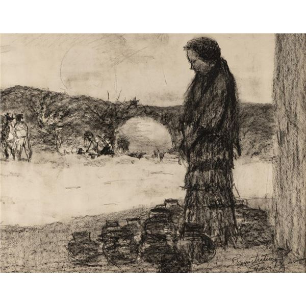 Tom Ryan, charcoal