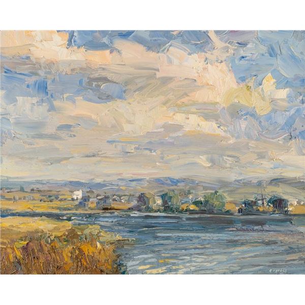 Robert Moore, oil on board
