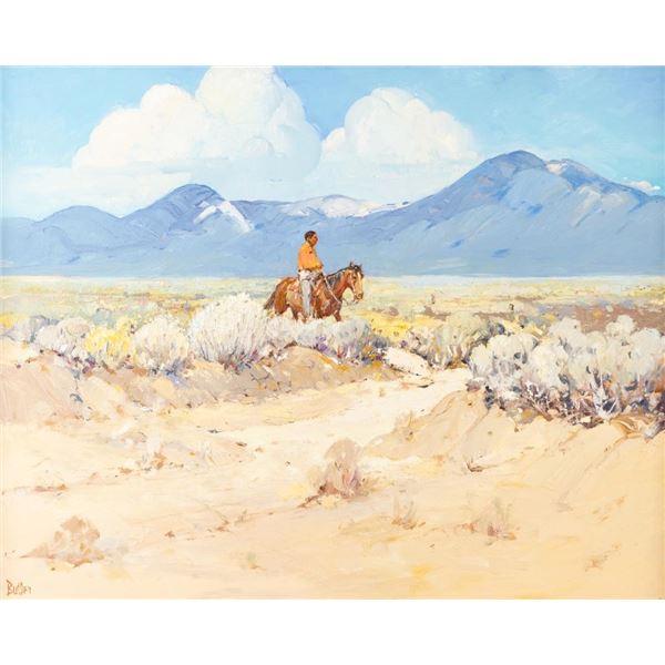James Butler, oil on board