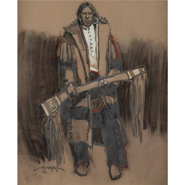 John Moyers, pastel