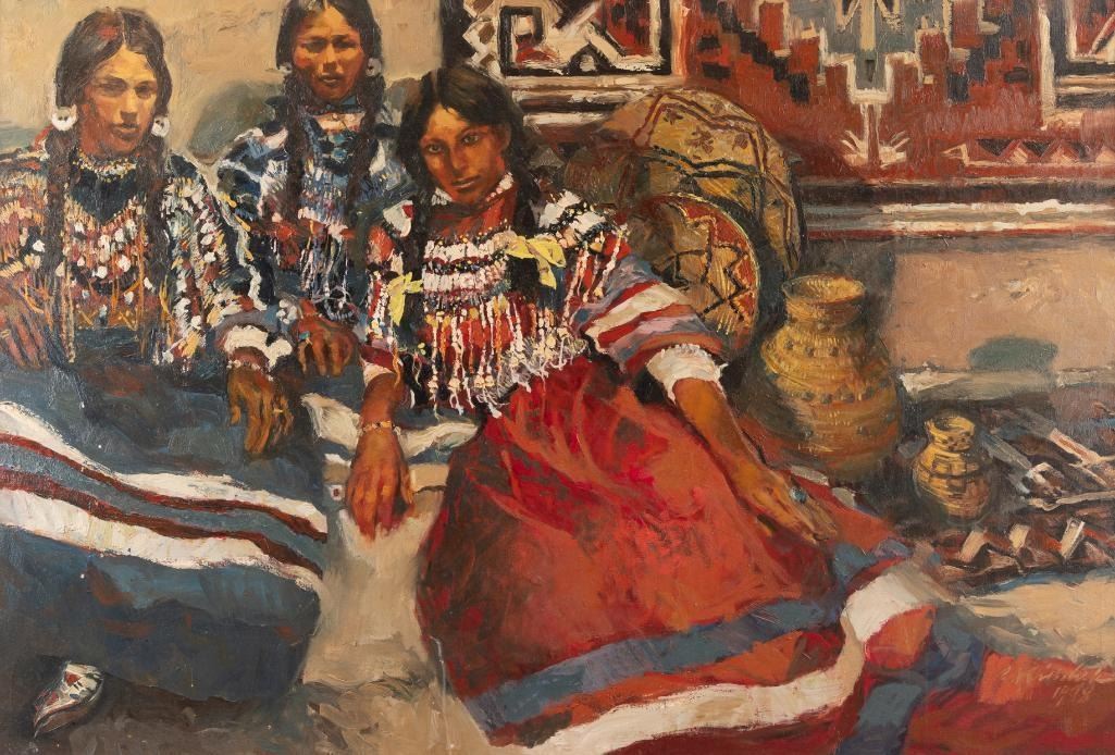 Ronald S. Riddick, oil on canvas