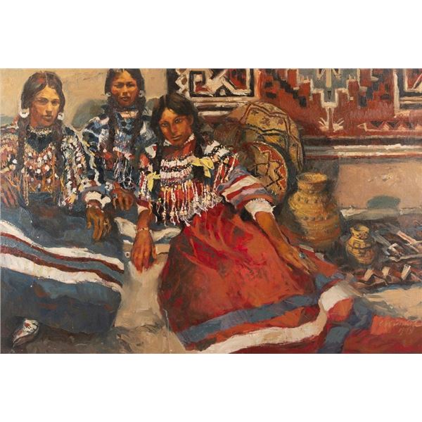 Ronald S. Riddick, oil on canvas