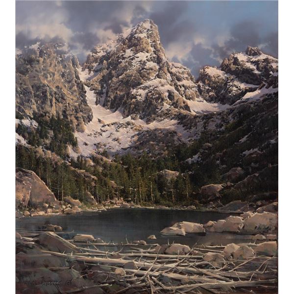 Bruce Cheever, oil on board