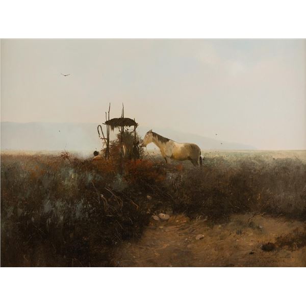 Michael Coleman, oil on board