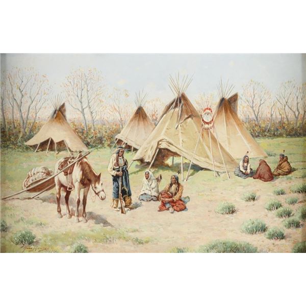 John Hauser, gouche