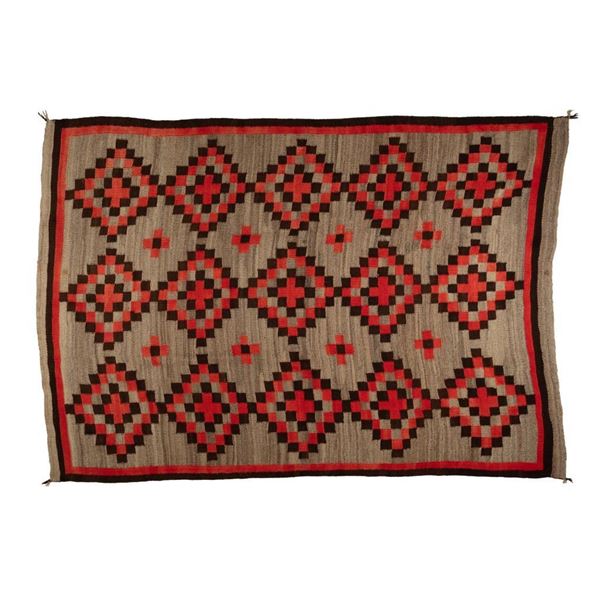 Navajo Rug, Early Transitional