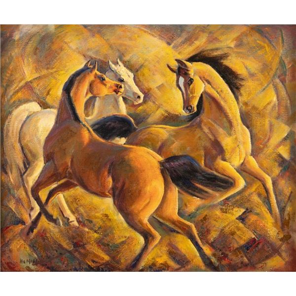 Ila McAfee, oil on canvas